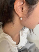 ミニ パール ドロップ ピアス