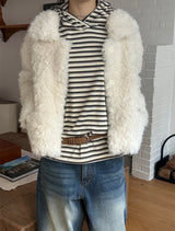 [Unisex]Stripe inner hood long sleeves(3color)