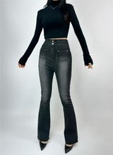 (SPECIAL PLANNED PRICE❤LONG & SHORT❤5 COLORS❤) GLAMOUR SLIM-FIT STRETCH LONG-SLEEVE TURTLE-NECK TOP