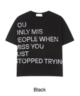 Pad Lettering Crop Short Sleeve Tee