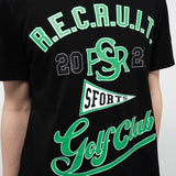 REC RUIT ゴルフクラブTシャツ (ブラック)