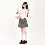 ガーデン フェアリー アイレット カーディガン - ピンク