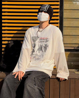 Drawing Printed Knit 2C