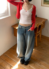 DIA EYELET DENIM