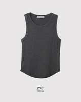 SWベーシックリブクロップスリーブレス (5color)