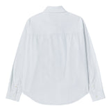 NOMANTIC LOGO STITCH DETAIL SHIRT WHITE