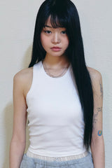 Rimma ribbed sleeveless top