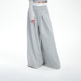 drawstring pleated pants
