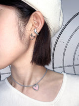 HEART TARGET EARRING