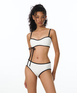 Line Low Bikini Panties (White)