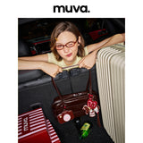 muva. ドンダン オイルワックスレザー ショルダーバッグ