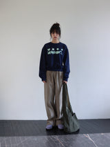 コーデュロイストラップパンツ (BEIGE)