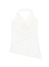 Cowl Neck Draped Layered Halter Top