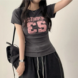 リカナンバー レタリング ショートスリーブ Tシャツ