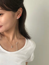 Pastel doodle piercing (White)