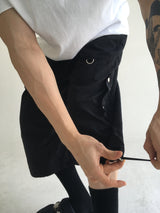 strap pintuck bermuda pants(3colors)