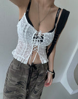 corset lace bustier blouse