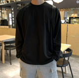  Logane USA Supima cotton overfit long sleeve tee