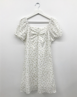 Siya Floral Puff Dress (2color)