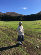 ハートニットジップアップ