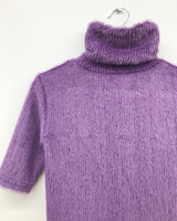 ウィンクル 七分袖タートルネックTシャツ (2 Colors)
