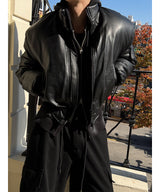 [F/W] Leather padding blouson(2color)
