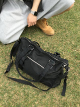 Audit Nylon Tote Crossbody Bag