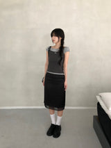レナシャーリングパフTシャツ(4 colors)
