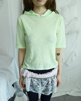 PICNIC HOOD 3/4 SLEEVE T-SHIRT