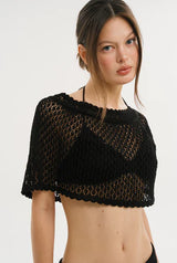 Pansy cape top