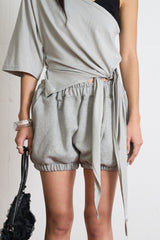 229 Balloon Sweat Shorts (Gray)