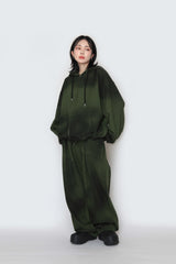 spray-washed string pants