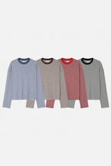 レニーワッフルクロップ長袖Tシャツ