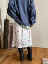 boxy raglan crop sweatshirt 
