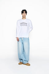25SS デストロイデニムバドパンツ ライトブルー