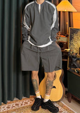 Side Pin-Tuck Shorts 2COLOR