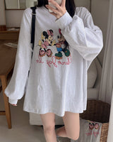 ローリンプリンテッドロングTシャツ