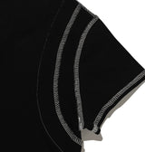 ハートカッティングクロップTシャツ（黒