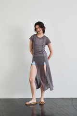 WITTY KNIT ONE-PIECE / MOCHA