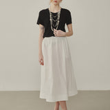 Rose Layered Pearl Necklace