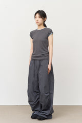 (W) Cap Modal Layered Top
