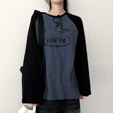 E-Farm Color Raglan Long Sleeve T-shirt