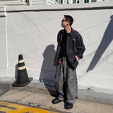 ストライプノンフェードデニムパンツ