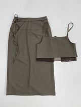 [Setup Available] Bola Strap Long Skirt