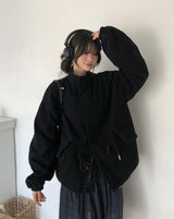 モーブ ウォッシュド ショート フィールド ジャケット