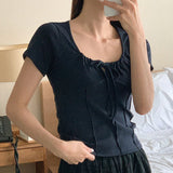 サンドリボンシャーリングTシャツ