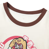 フューチャーフレンドスリムフィットTシャツ バニラチョコ