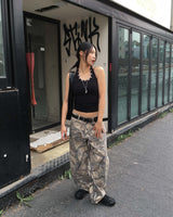 Tree denim pants