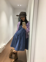 Toka Round Check Dress (3color)