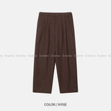 LMN リヴァンツータックワイドスラックス (4 colors)
